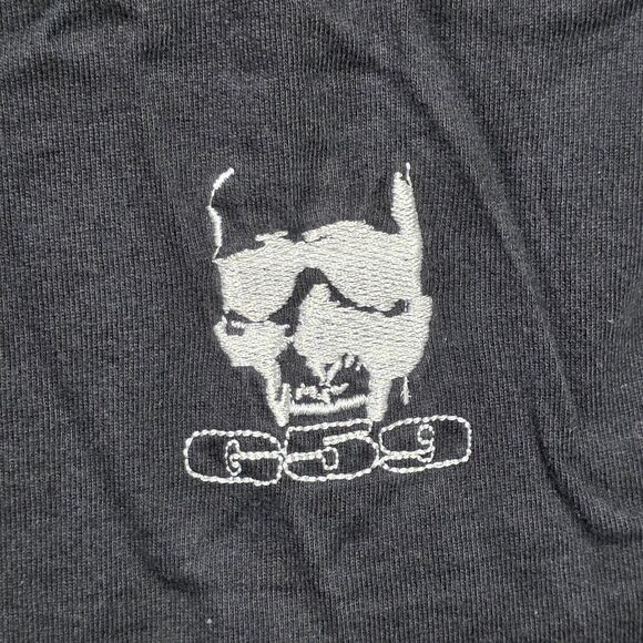 G59 Records Shirt Mens Large Black Skull Logo Embroidered Cotton Streetwear Tee - Picture 5 of 7
